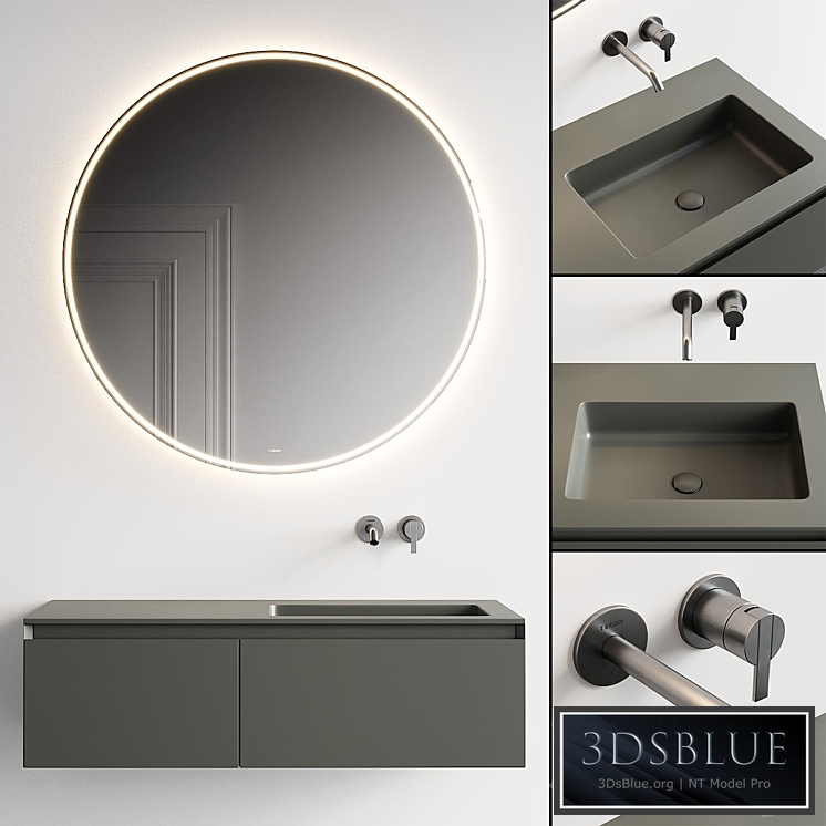 Inbani Strato Vanity Unit Set 6