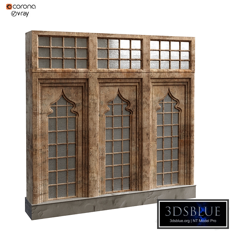 Old arabic turkish door set 134