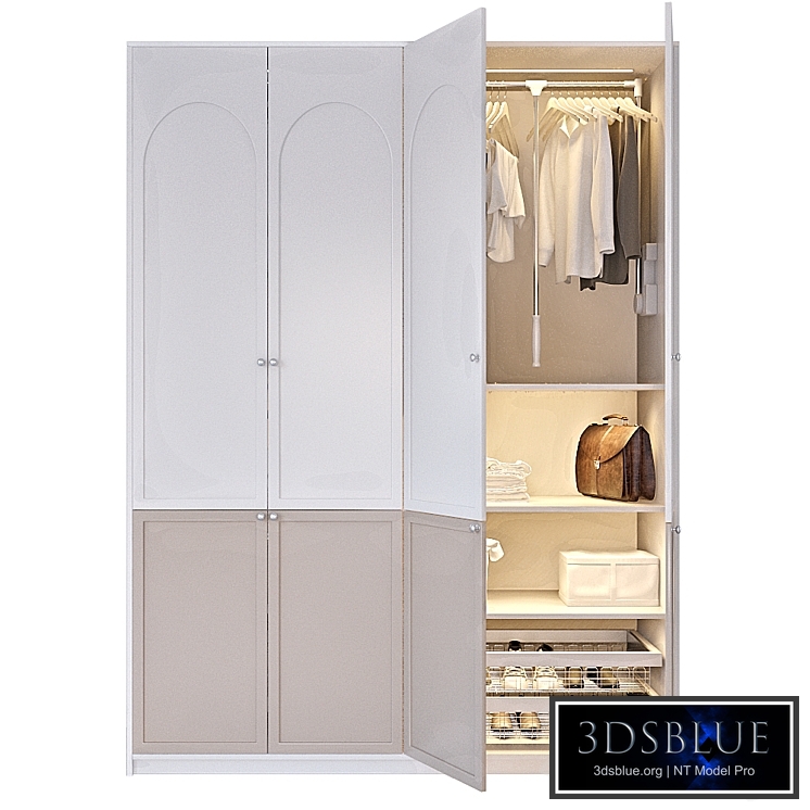 Cupboard with filling