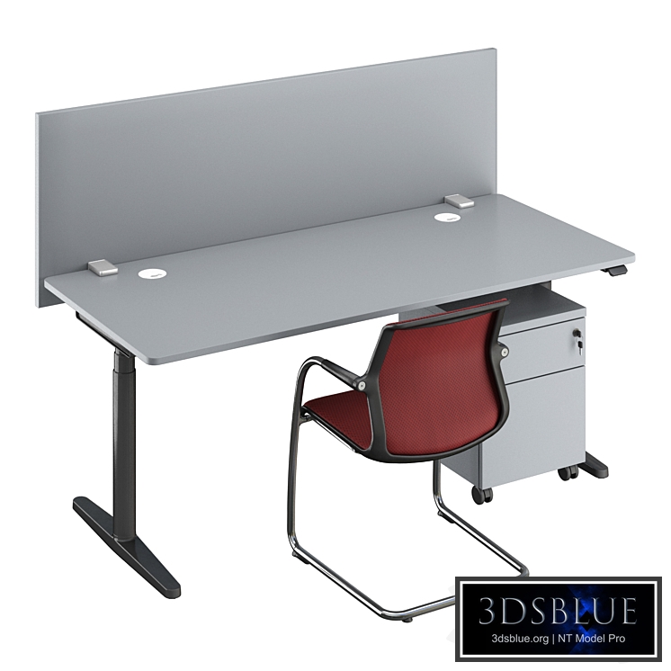 Vitra Tyde Workstations & Vitra Unix Chair