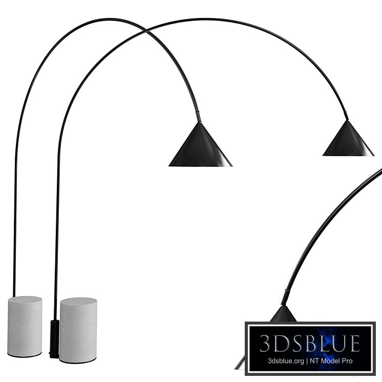 OZZ Arc lamp By Miniforms