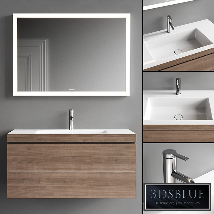 Duravit L-Cube Vanity Unit Set 1