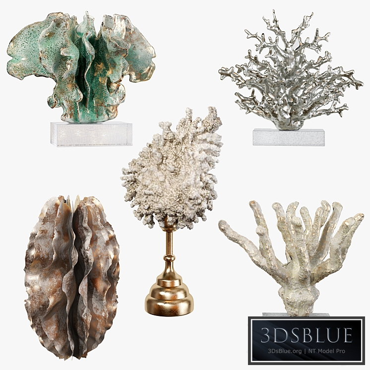 Sculptures of coral reef 01