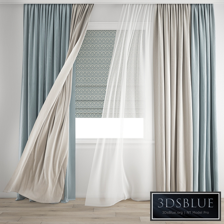 Curtain 346 / Wind blowing effect 9