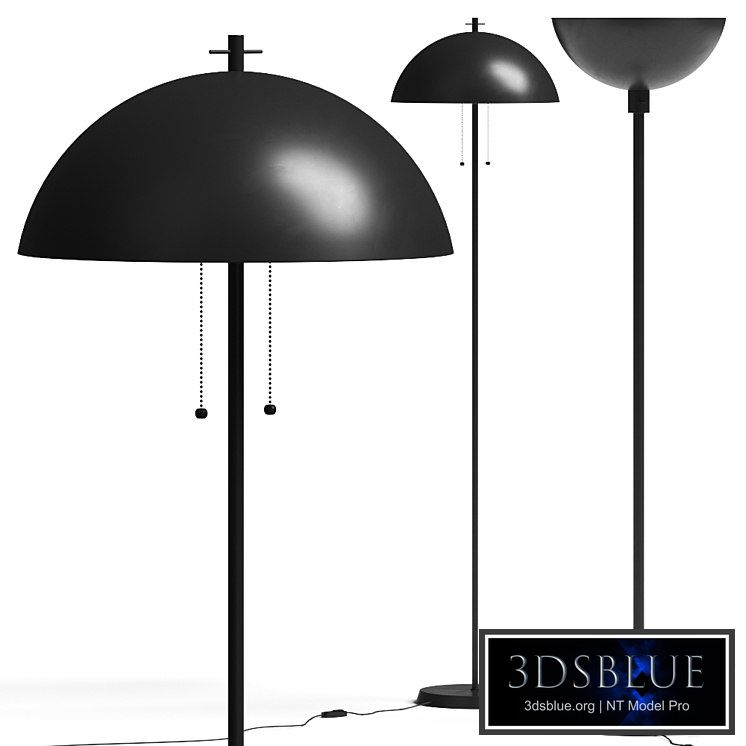 Pottery Barn Caufield Metal Dome Floor Lamps