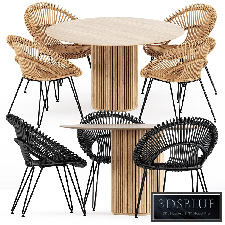 Roxy armchair by janusetcie and Palais Royal table by Asplund