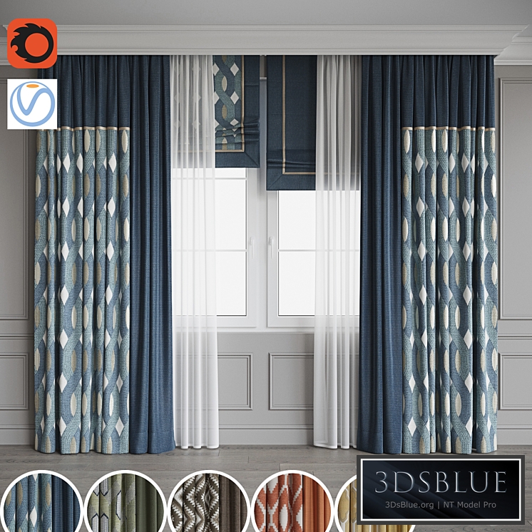 Set of curtains 102