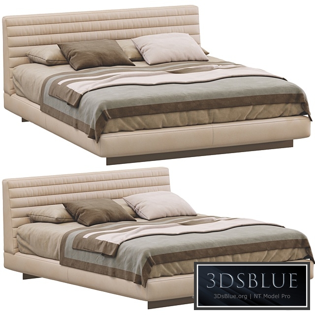 Bed roger by minotti