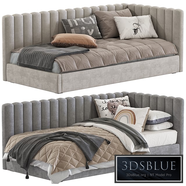 Avalon Upholstered Corner Bed