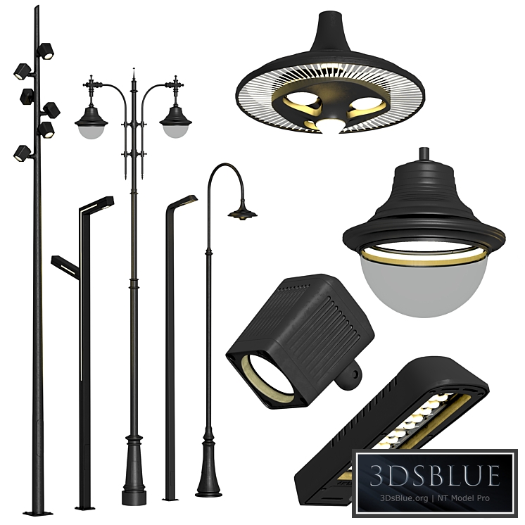 Street lights Archimet set 2