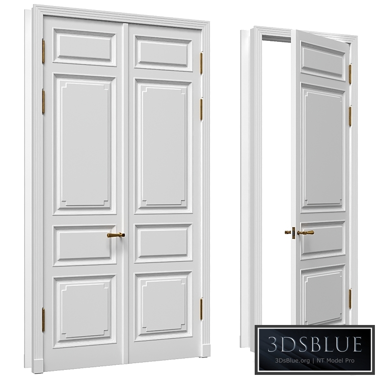 Classic paneled door