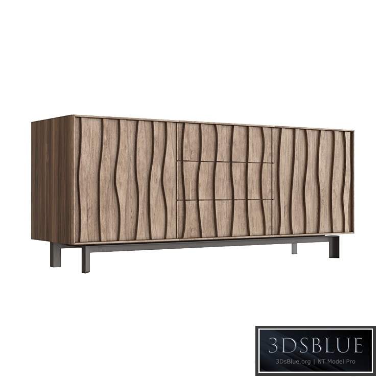 Porada Masai three-door sideboard chest