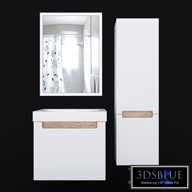 Cabinet with sink Kerama Marazzi BUONGIORNO 60