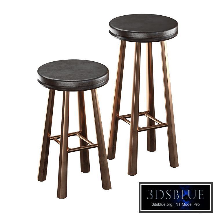 Takat Metal and Wood Bar Stools (cb2)