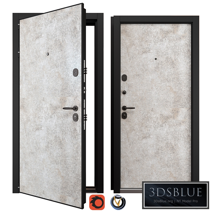 Entrance metal door Newest NT HPL 1 (Holz)