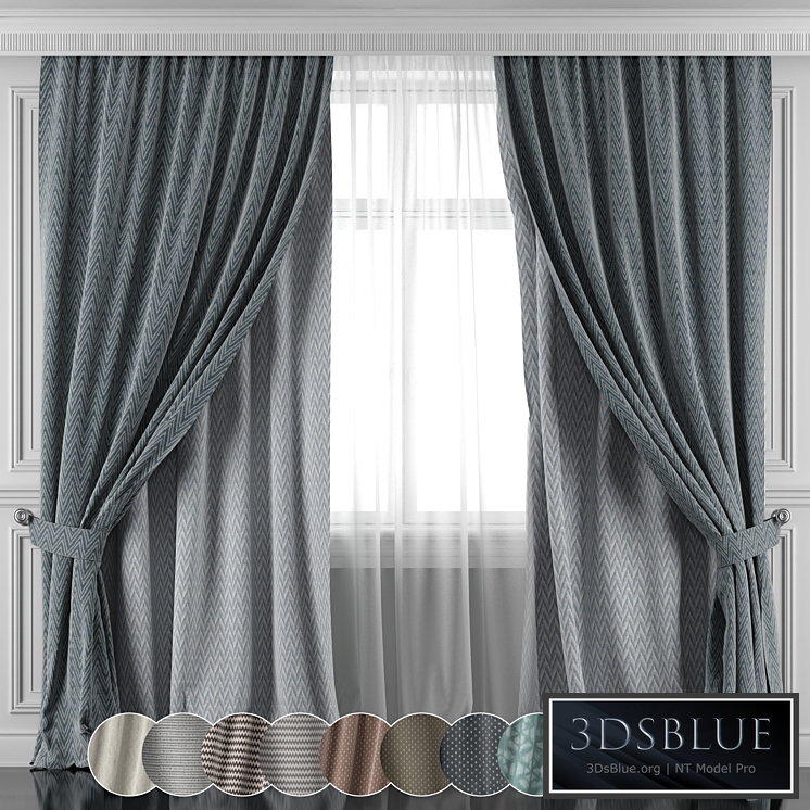 Set of curtains 450-455