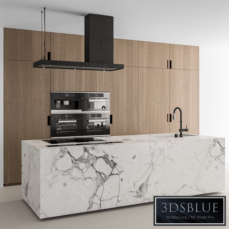 Kitchen Modern -Wood and Marble 64