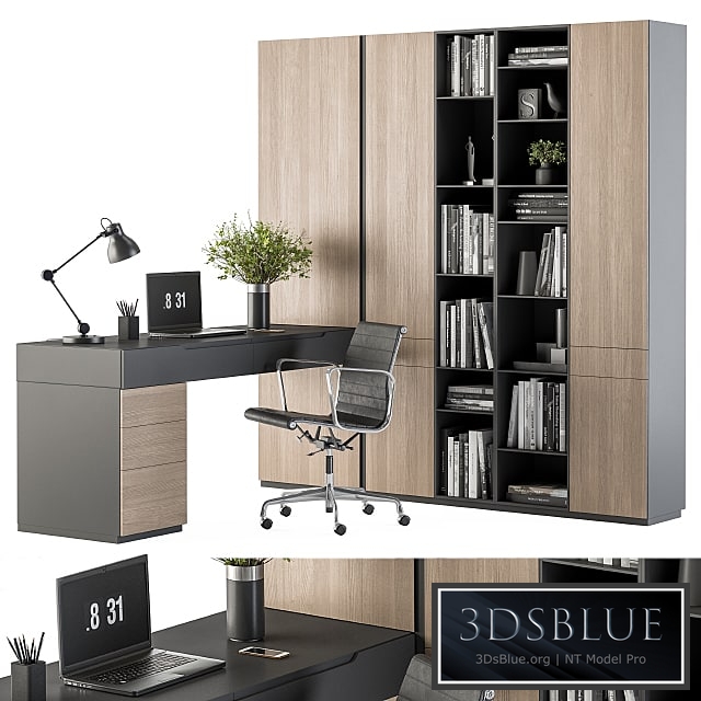 Office Furniture Wardrobe and Table - Home Office 36