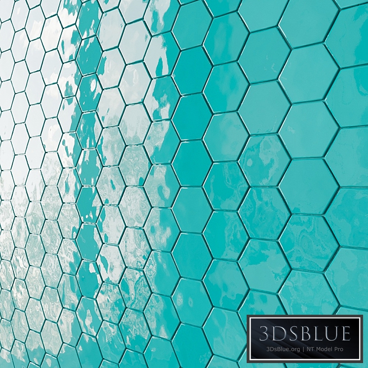 Art Deco Hexagon 5 types