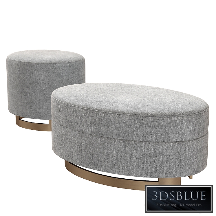 Gumi pouf ottoman and stool bruno moinard