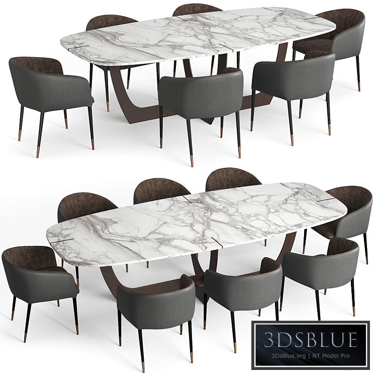 Baxter Romeo Table and Sunpan Asher chair