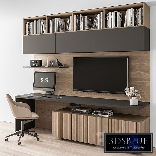Office Furniture Wardrobe and Table - Home Office 37