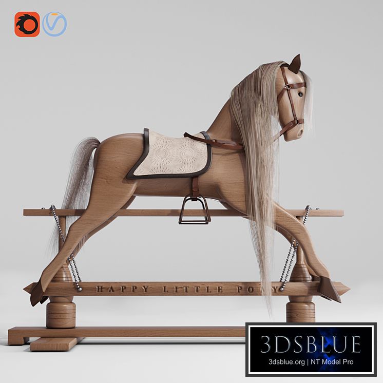 Rocking Horse Pony chair toy Rocker for Kids Children