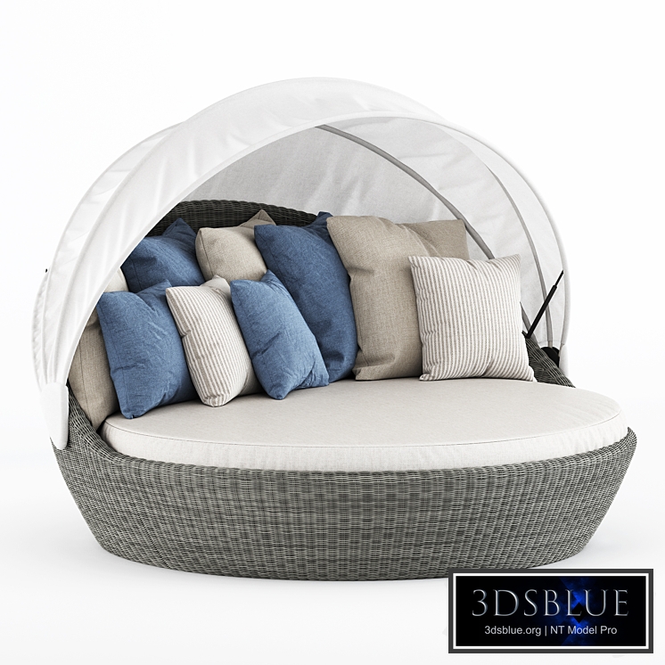 Pivot swivel daybed by Janus et Cie