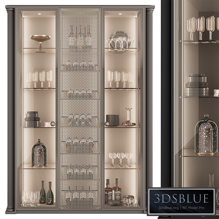 Сupboard with dishes My Design №25