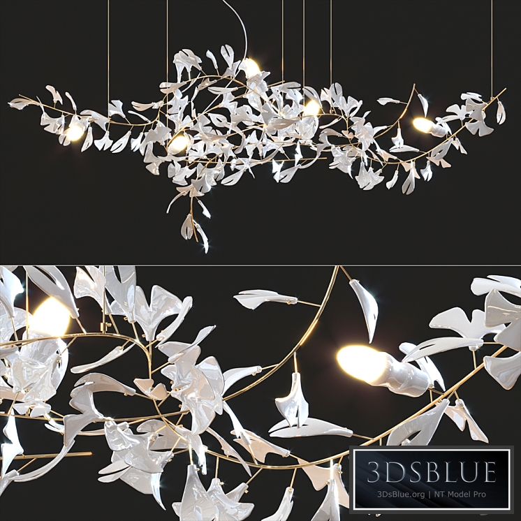 Andreea Braescu Ginkgo Chandelier