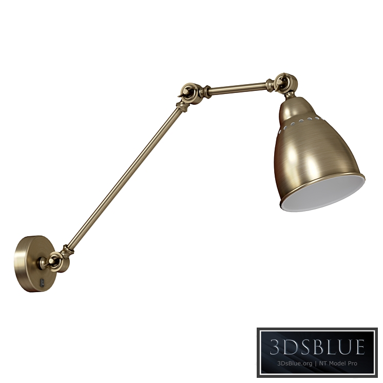 Wall lamp with switch A2055AP-1AB, 1BK, 1GY, 1SS, 1WH