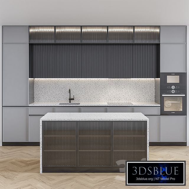 Kitchen No.1 - Gray Terazzo