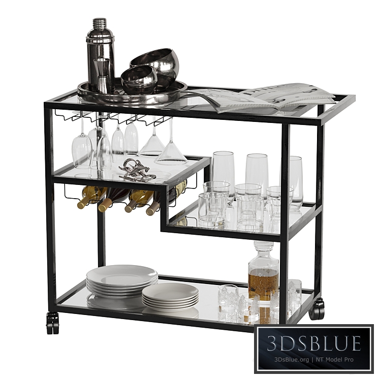 Drink Bar cart set 3