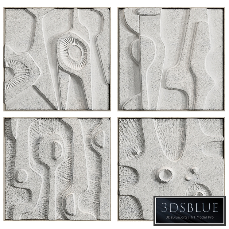 Paintings made of stone