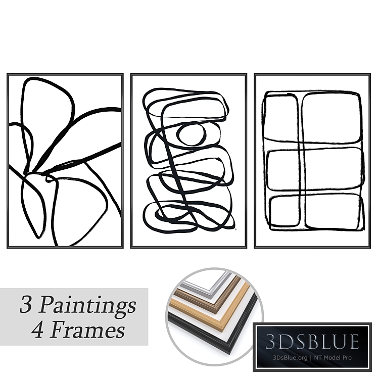 Set of wall paintings No 3781