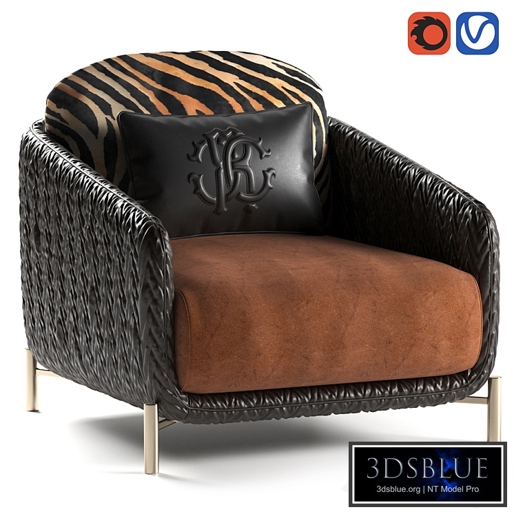 Clifton armchair by Roberto Cavalli
