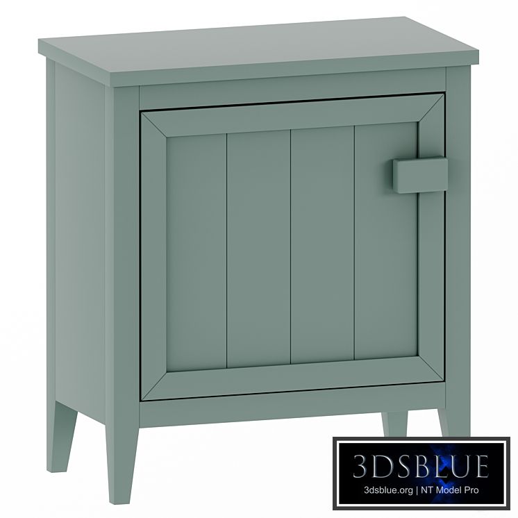 Headboard table with 1 door, Carlos