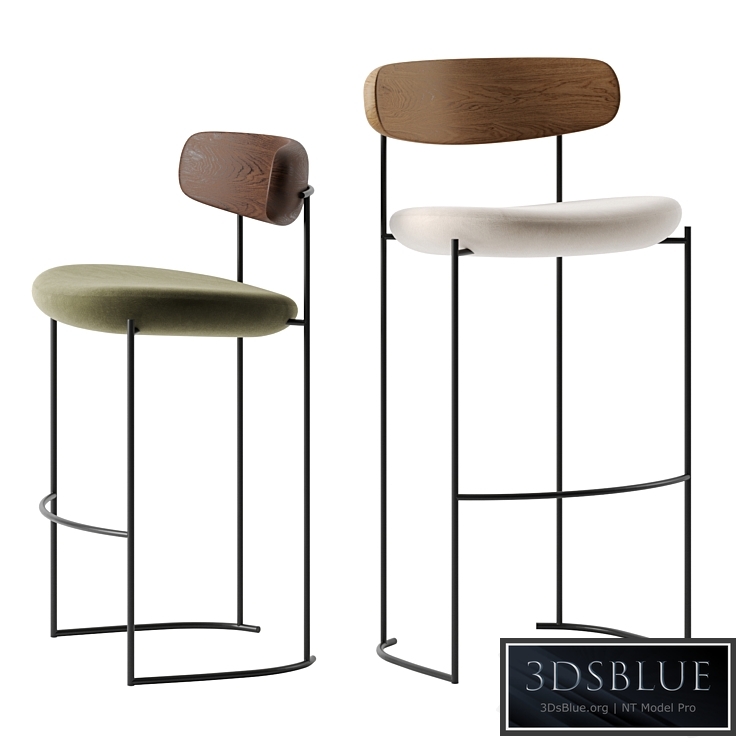 Keel barstools by Potocco