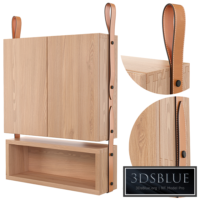 Hanging cabinet with shelf Mutina by OEO Studio