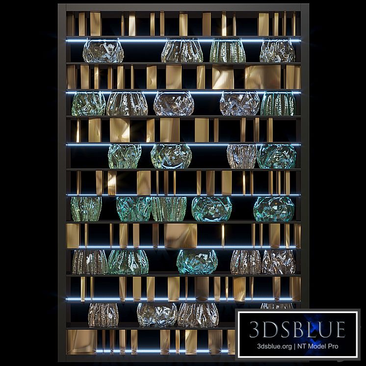 Decorative screen rack