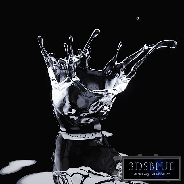 Water Drop Crown 001