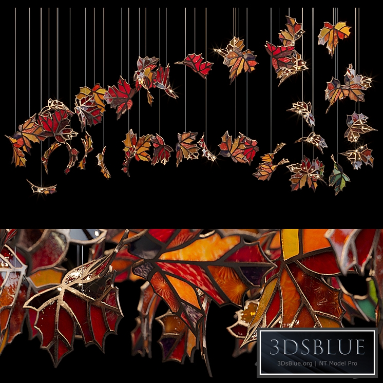 Light stained glass Vargov Design - Golden autumn