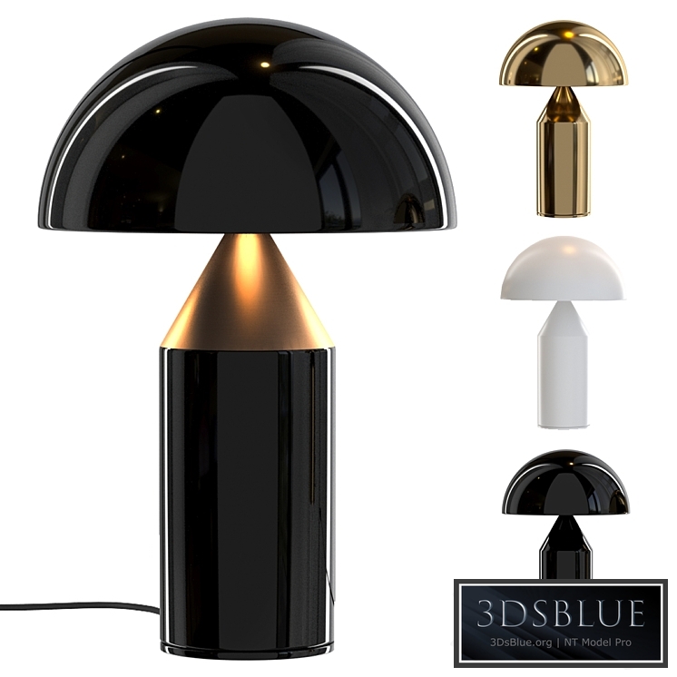 Mid Century Mushroom Table Lamp