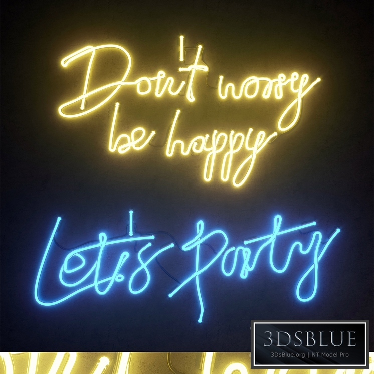 Light modules. Set 57. Neon 0302