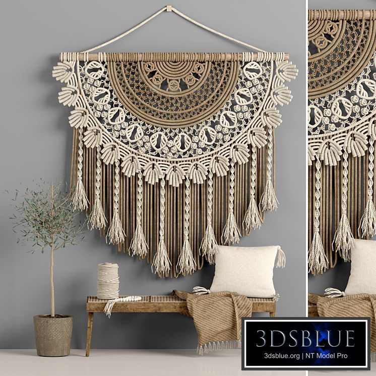 macrame decor set 10