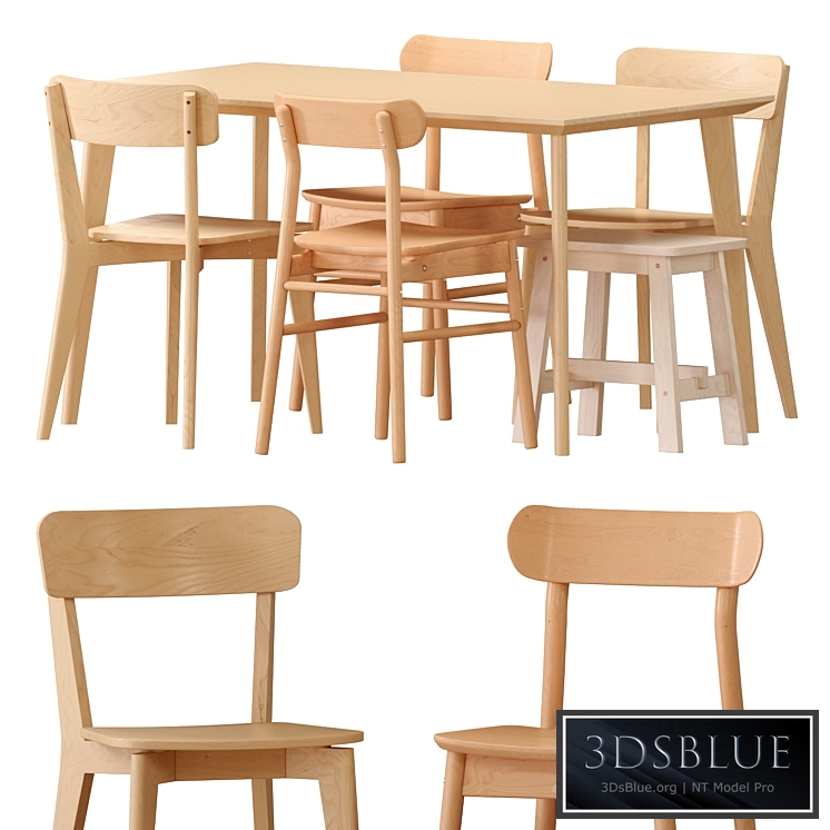 IKEA LISABO Table And Chairs