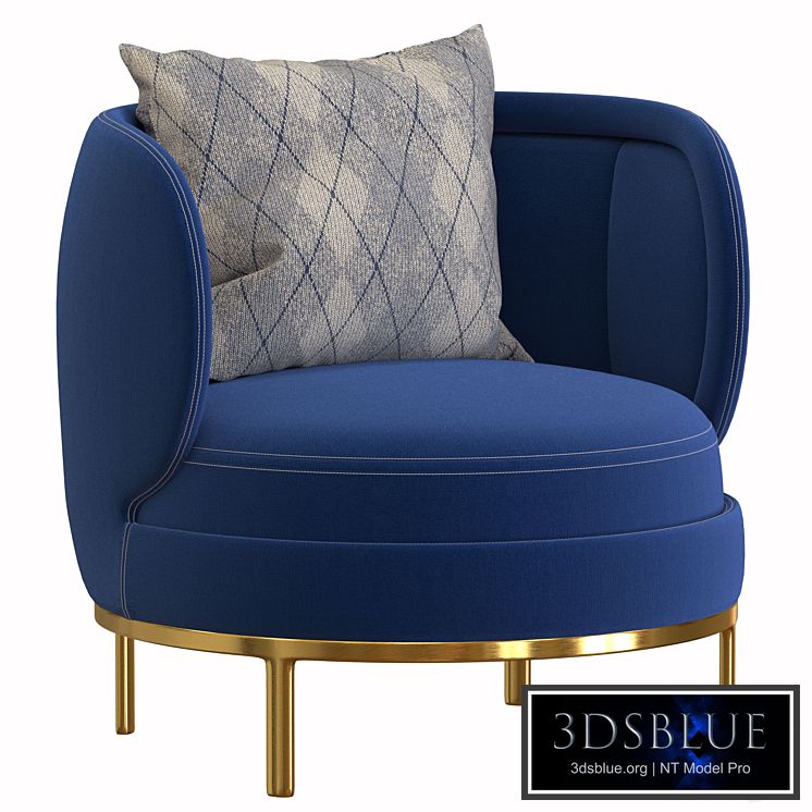 Wittmann Vuelta Swivel Lounge Armchair Designed by Jaime Hayon