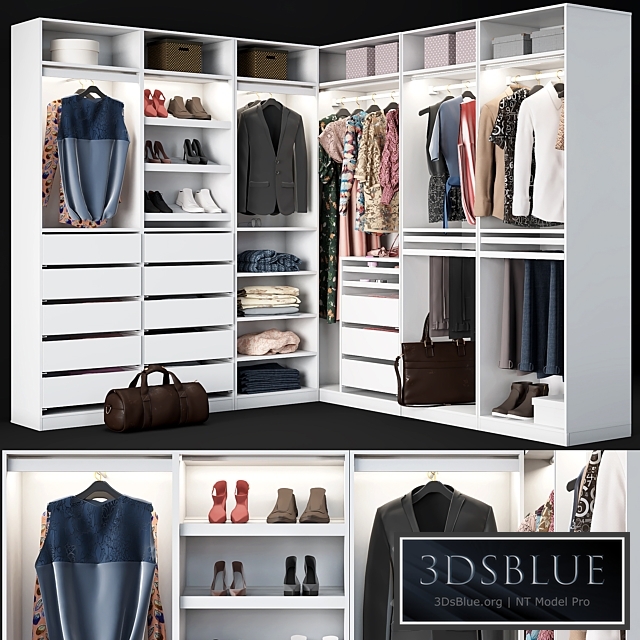 Wardrobe Ikea PAX 010203