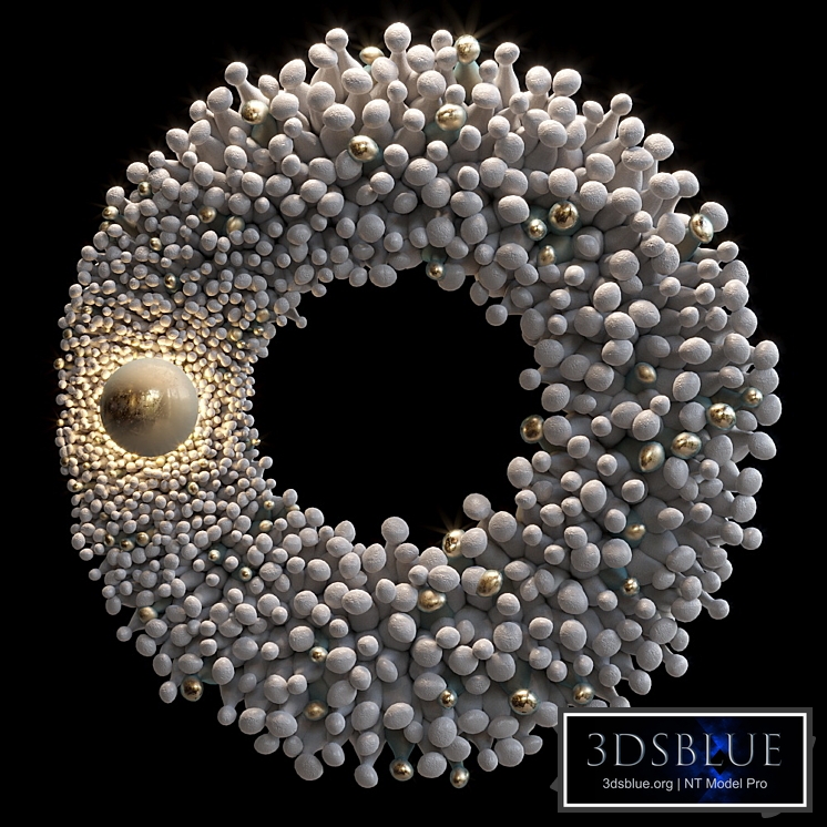 Ceramic Wall Sculpture Vargov Design - Reef