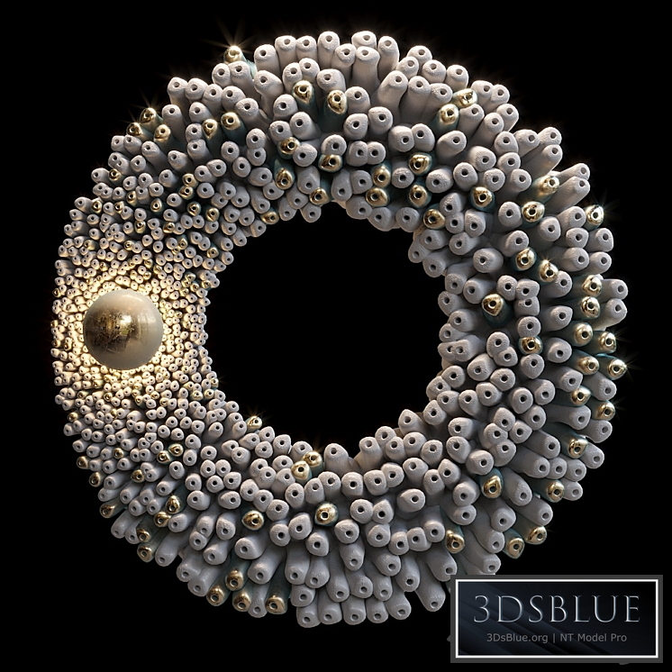 Ceramic Wall Sculpture Vargov Design - Reef